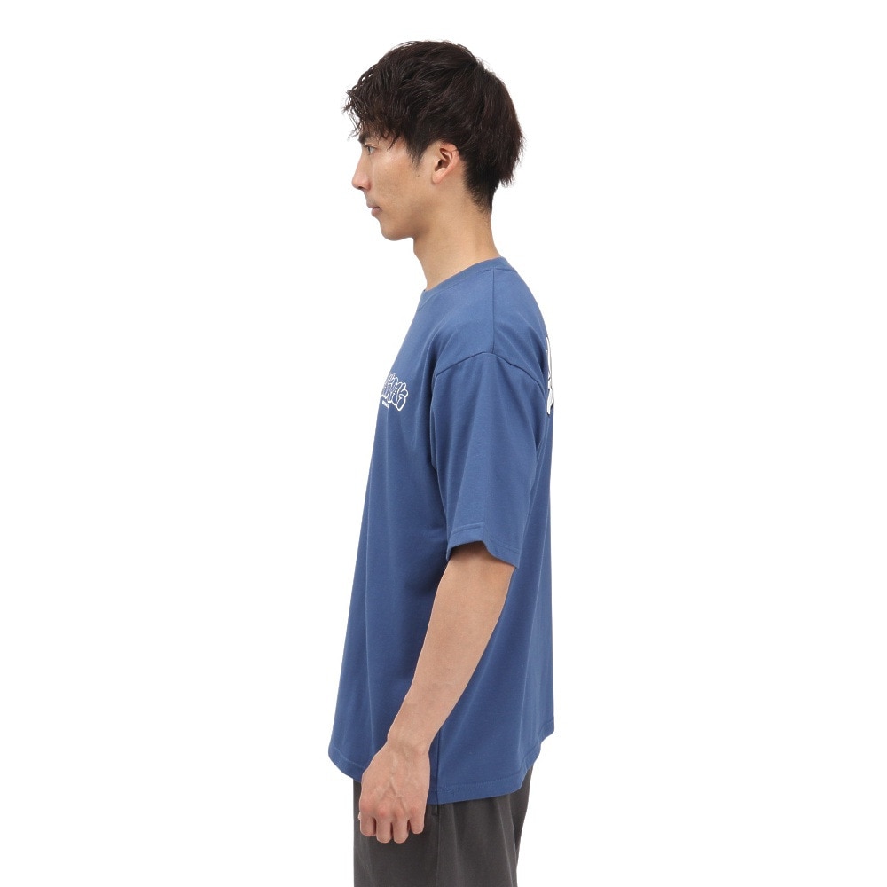 ヤックパック（YAK PAK）（メンズ）バブルロゴ 半袖 Tシャツ YAK-APL-251002 BLU
