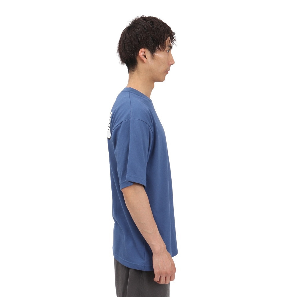 ヤックパック（YAK PAK）（メンズ）バブルロゴ 半袖 Tシャツ YAK-APL-251002 BLU