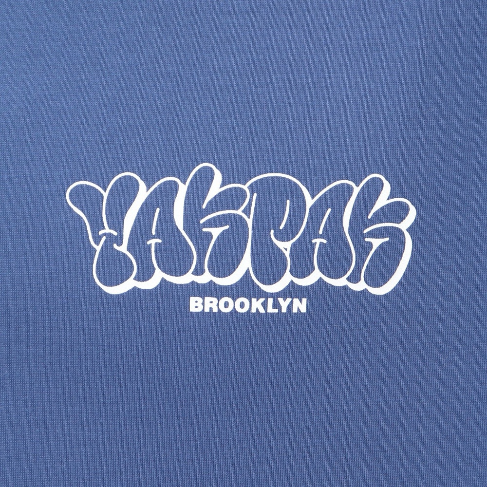 ヤックパック（YAK PAK）（メンズ）バブルロゴ 半袖 Tシャツ YAK-APL-251002 BLU
