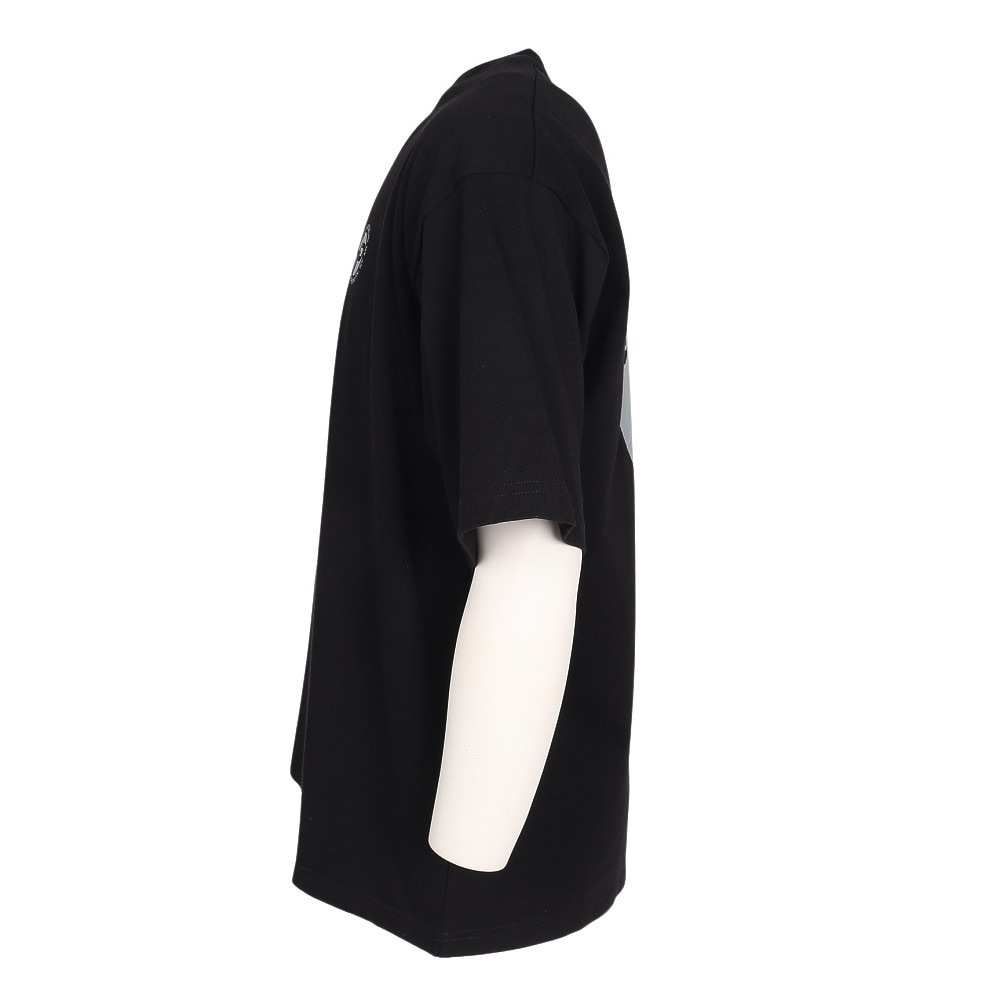 ヤックパック（YAK PAK）（メンズ）ミュージックレコード 半袖Tシャツ YAK-APL-251003 BLK