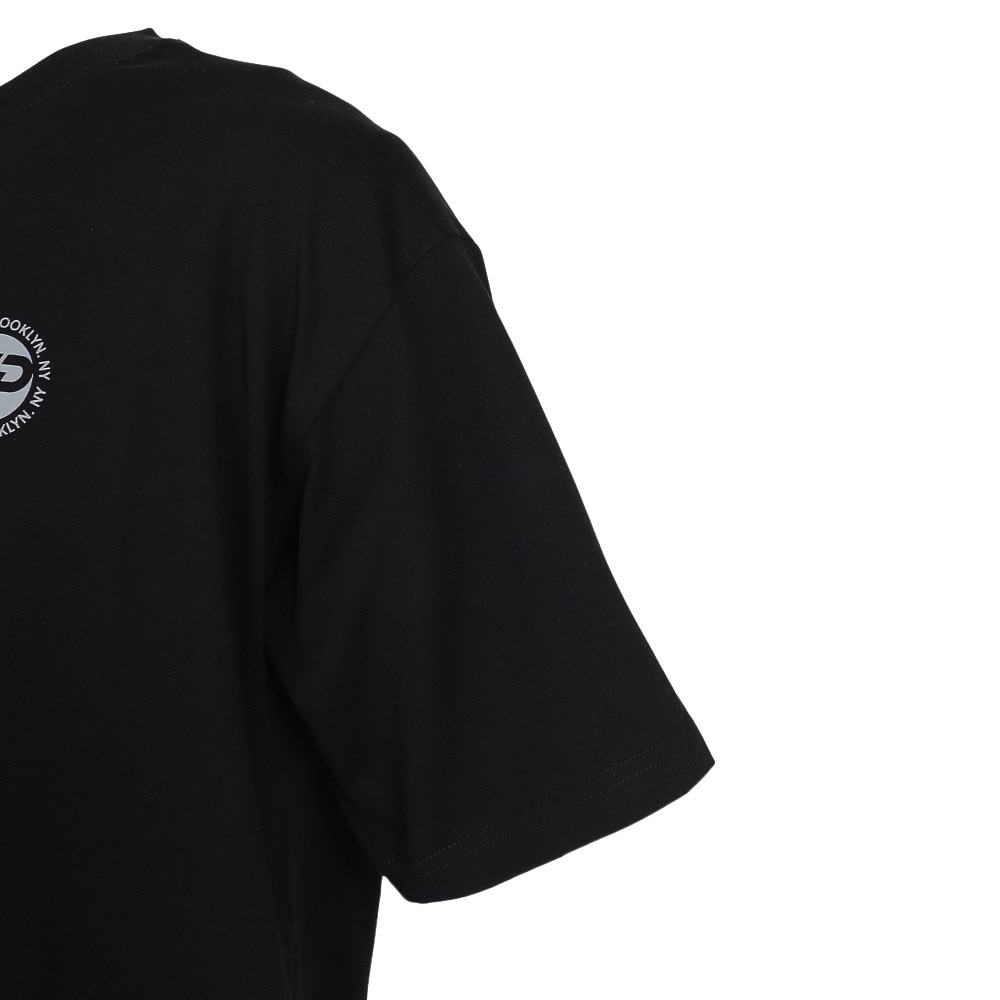 ヤックパック（YAK PAK）（メンズ）ミュージックレコード 半袖Tシャツ YAK-APL-251003 BLK