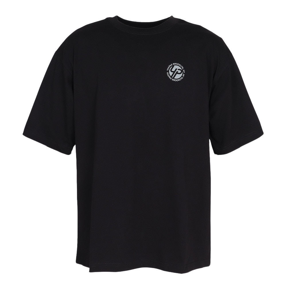ヤックパック（YAK PAK）（メンズ）ミュージックレコード 半袖Tシャツ YAK-APL-251003 BLK
