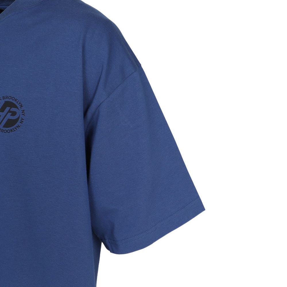 ヤックパック（YAK PAK）（メンズ）ミュージックレコード 半袖Tシャツ YAK-APL-251003 BLU