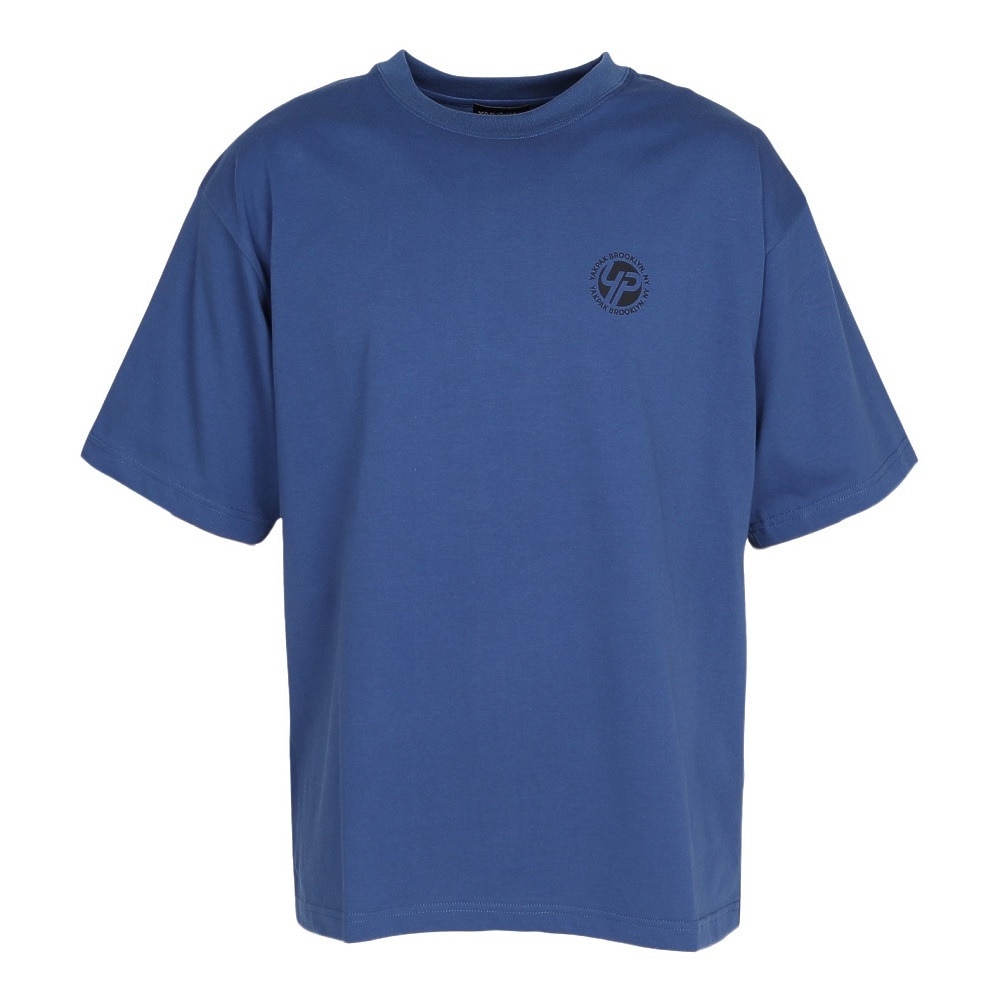ヤックパック（YAK PAK）（メンズ）ミュージックレコード 半袖Tシャツ YAK-APL-251003 BLU