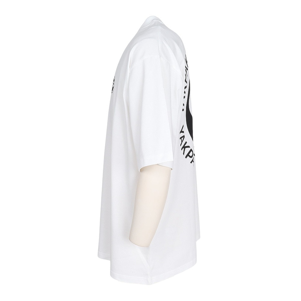 ヤックパック（YAK PAK）（メンズ）ミュージックYP ロゴ 半袖Tシャツ YAK-APL-251004 WHT