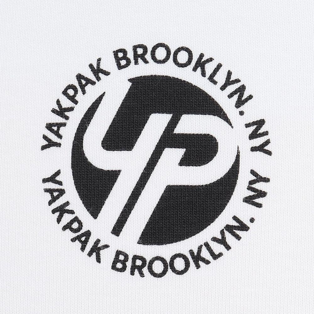 ヤックパック（YAK PAK）（メンズ）ミュージックYP ロゴ 半袖Tシャツ YAK-APL-251004 WHT