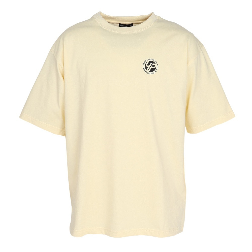 ヤックパック（YAK PAK）（メンズ）ミュージックYP ロゴ 半袖Tシャツ YAK-APL-251004 YEL