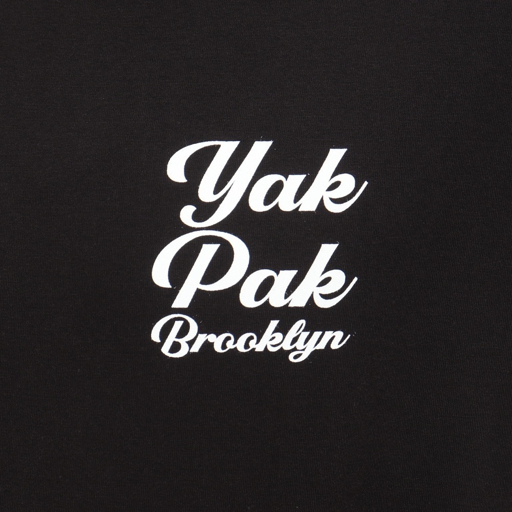 ヤックパック（YAK PAK）（メンズ）3Dフォントロゴ 半袖 Tシャツ YAK-APL-251005 BLK