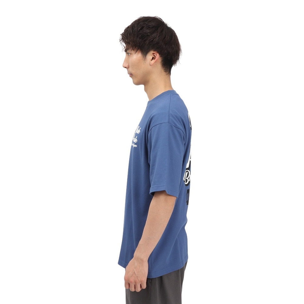 ヤックパック（YAK PAK）（メンズ）3Dフォントロゴ 半袖 Tシャツ YAK-APL-251005 BLU