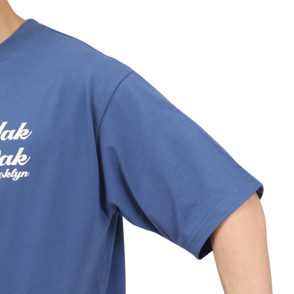 ヤックパック（YAK PAK）（メンズ）3Dフォントロゴ 半袖 Tシャツ YAK-APL-251005 BLU