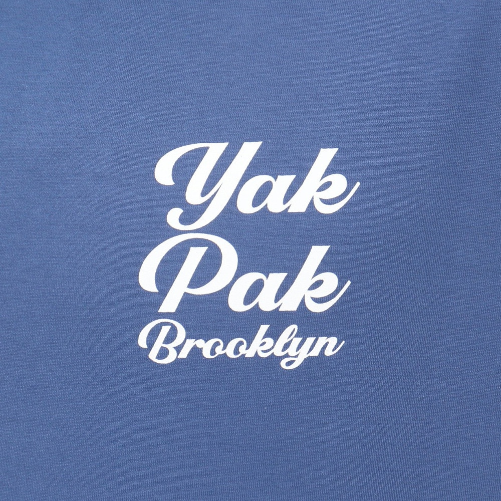 ヤックパック（YAK PAK）（メンズ）3Dフォントロゴ 半袖 Tシャツ YAK-APL-251005 BLU