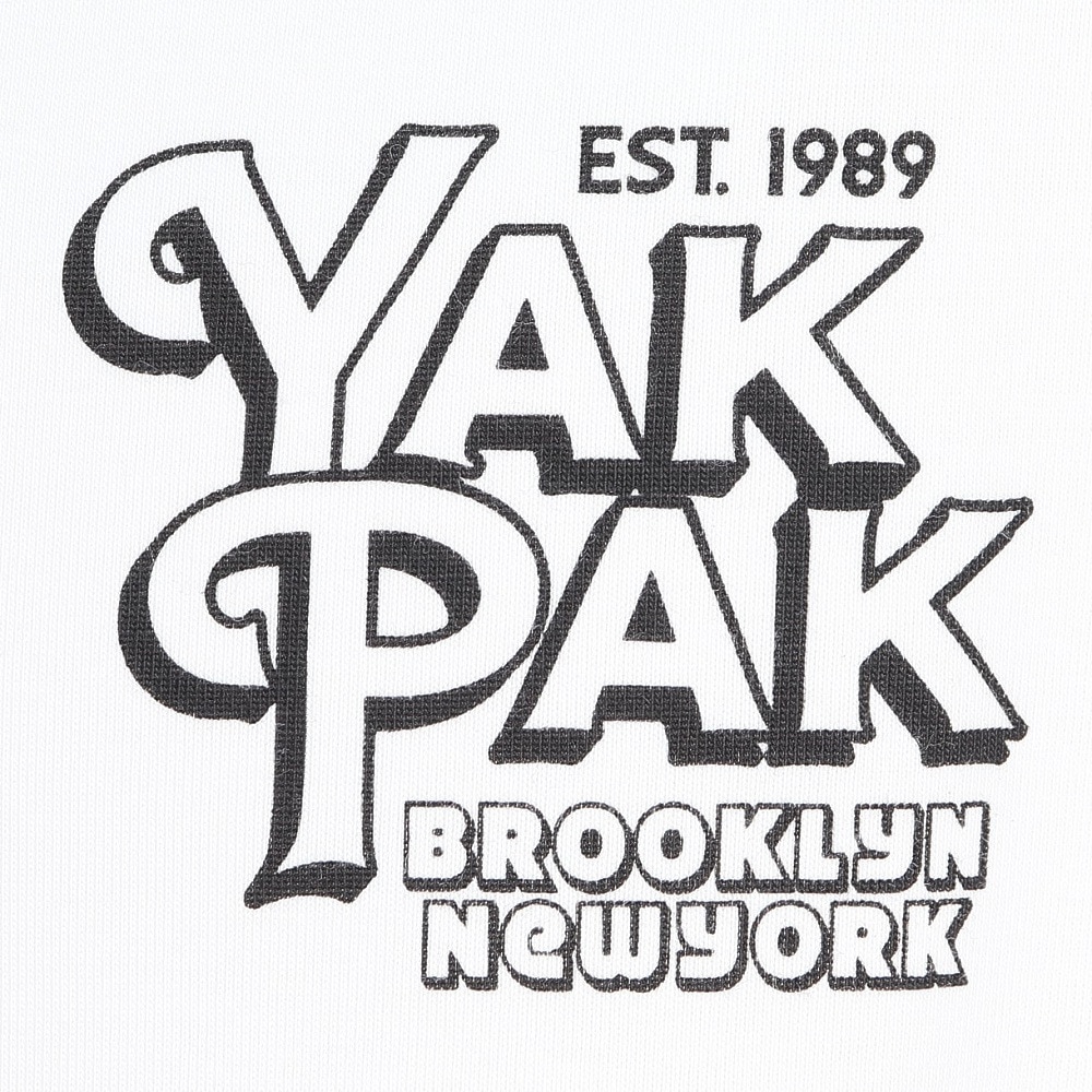 ヤックパック（YAK PAK）（メンズ）シティーロゴ 半袖Tシャツ YAK-APL-251006 WHT
