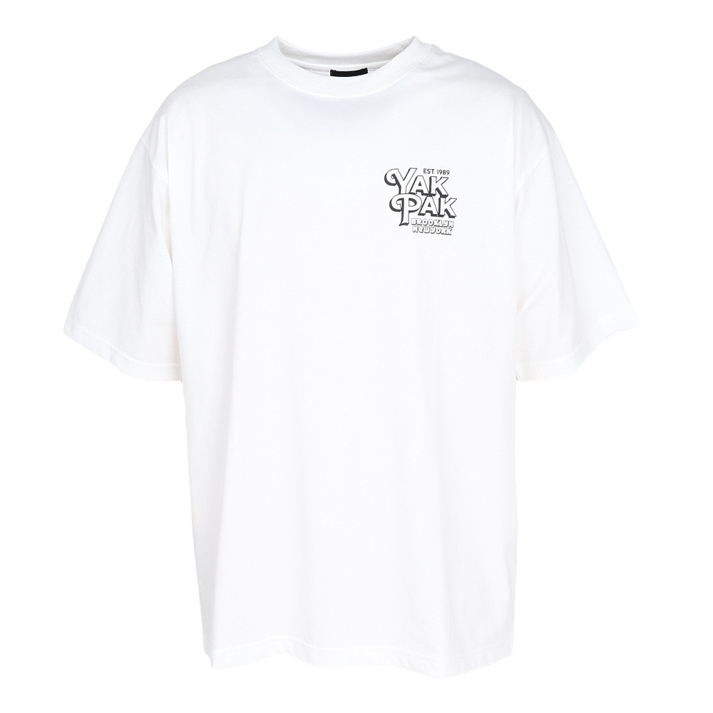 ヤックパック（YAK PAK）（メンズ）シティーロゴ 半袖Tシャツ YAK-APL-251006 WHT