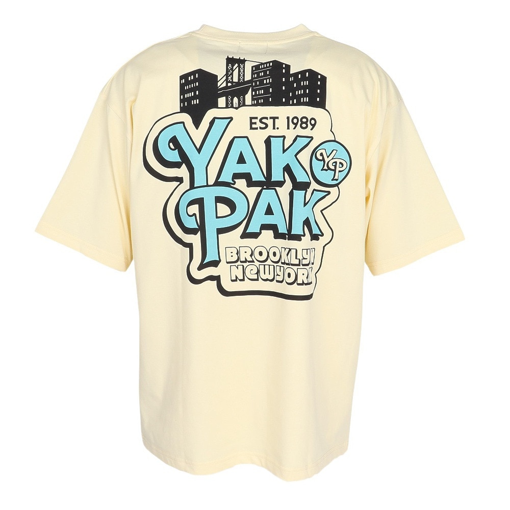 ヤックパック（YAK PAK）（メンズ）シティーロゴ 半袖Tシャツ YAK-APL-251006 YEL