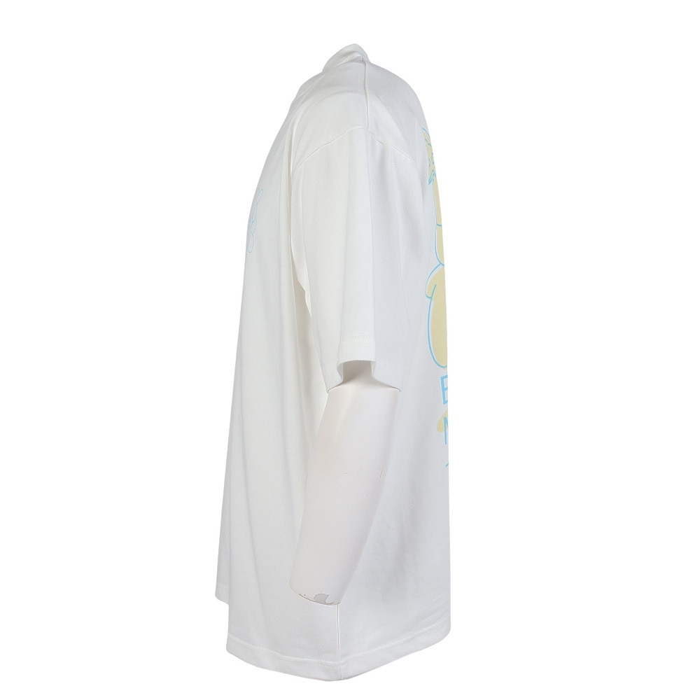 ヤックパック（YAK PAK）（メンズ）フラフィーロゴ 半袖 Tシャツ YAK-APL-251007 WHT