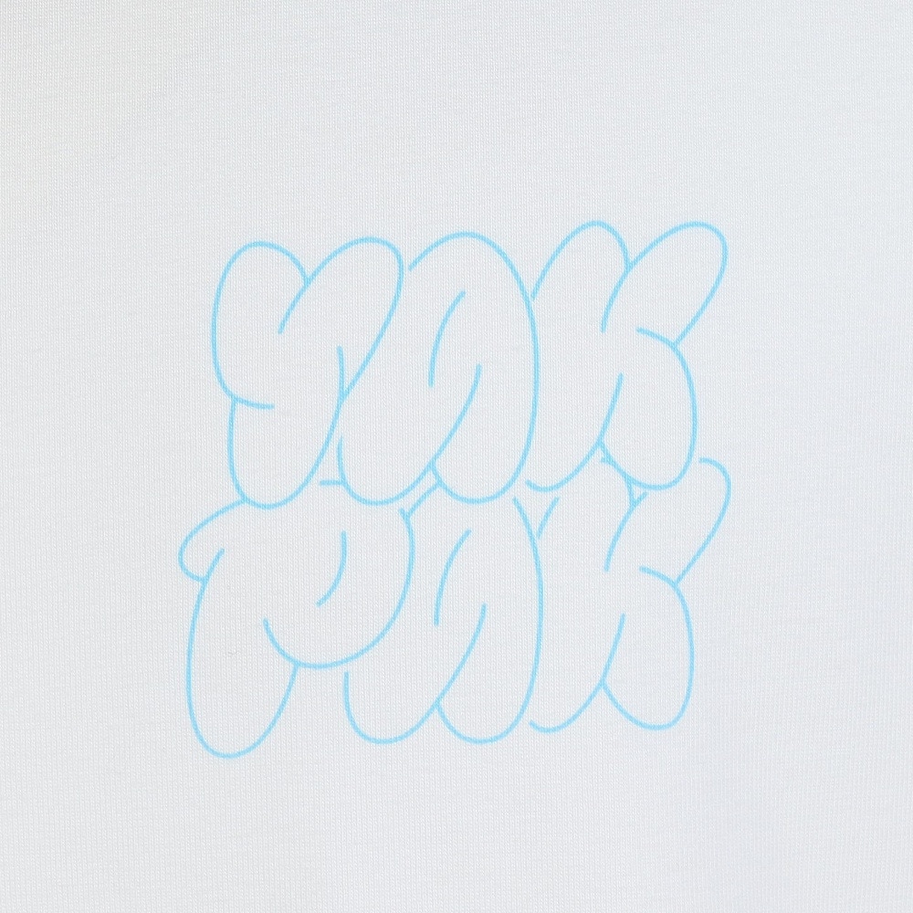 ヤックパック（YAK PAK）（メンズ）フラフィーロゴ 半袖 Tシャツ YAK-APL-251007 WHT