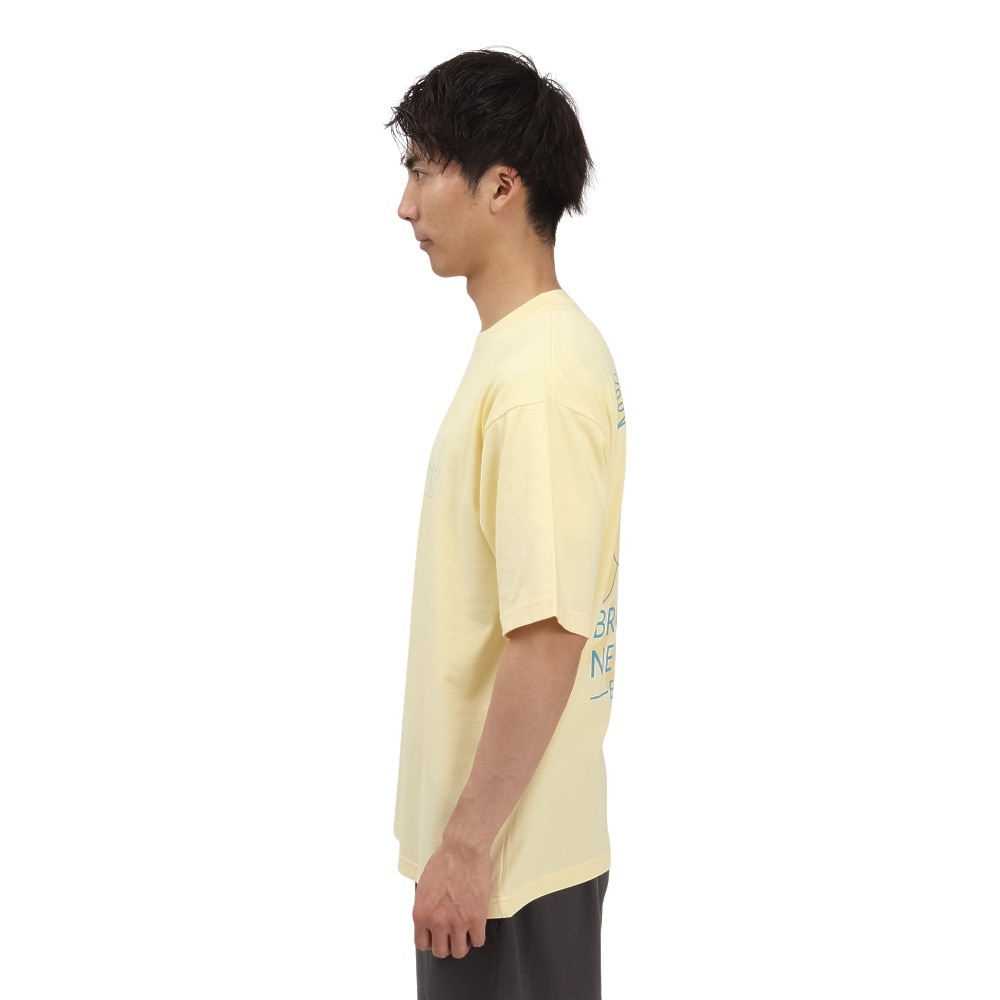ヤックパック（YAK PAK）（メンズ）フラフィーロゴ 半袖 Tシャツ YAK-APL-251007 YEL