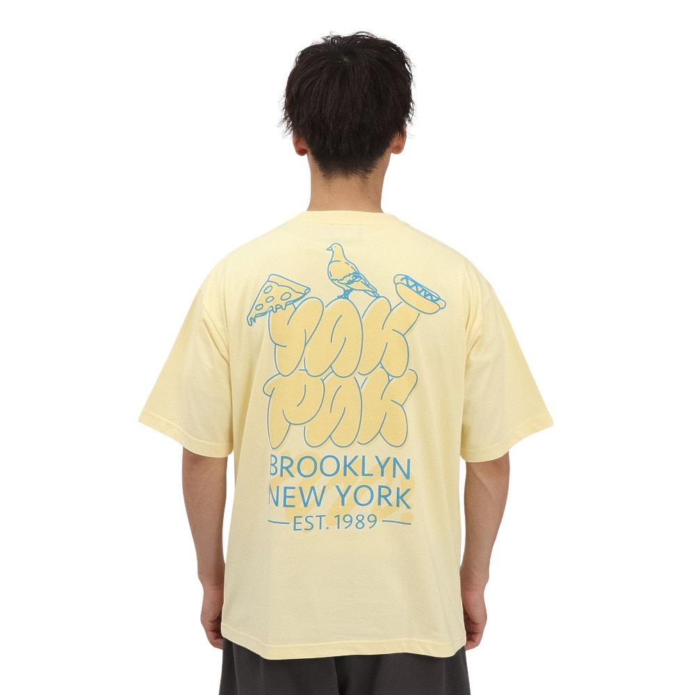 ヤックパック（YAK PAK）（メンズ）フラフィーロゴ 半袖 Tシャツ YAK-APL-251007 YEL