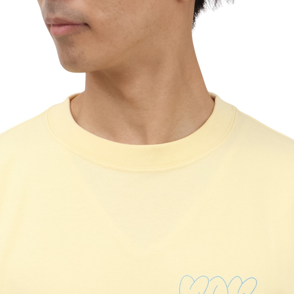 ヤックパック（YAK PAK）（メンズ）フラフィーロゴ 半袖 Tシャツ YAK-APL-251007 YEL