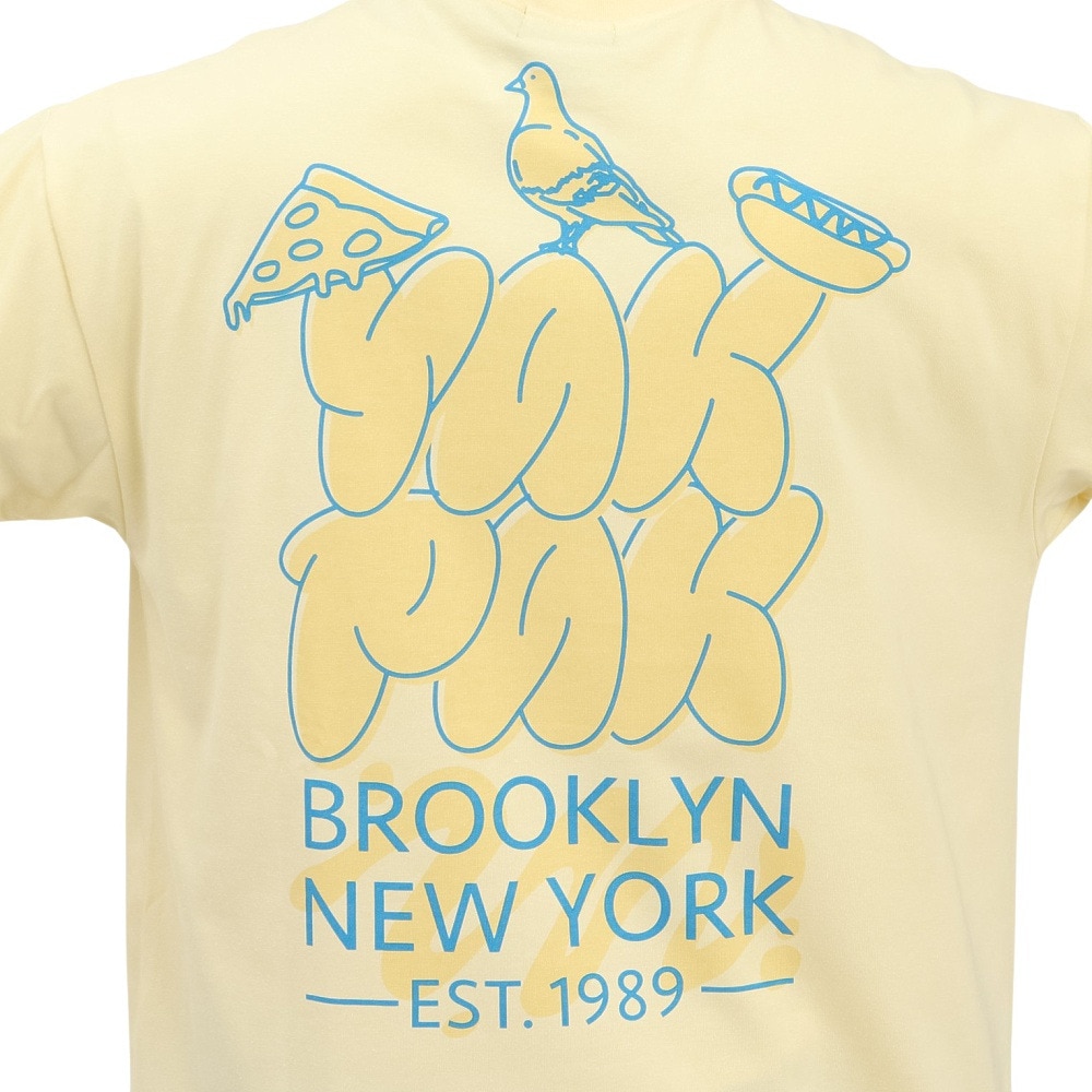 ヤックパック（YAK PAK）（メンズ）フラフィーロゴ 半袖 Tシャツ YAK-APL-251007 YEL