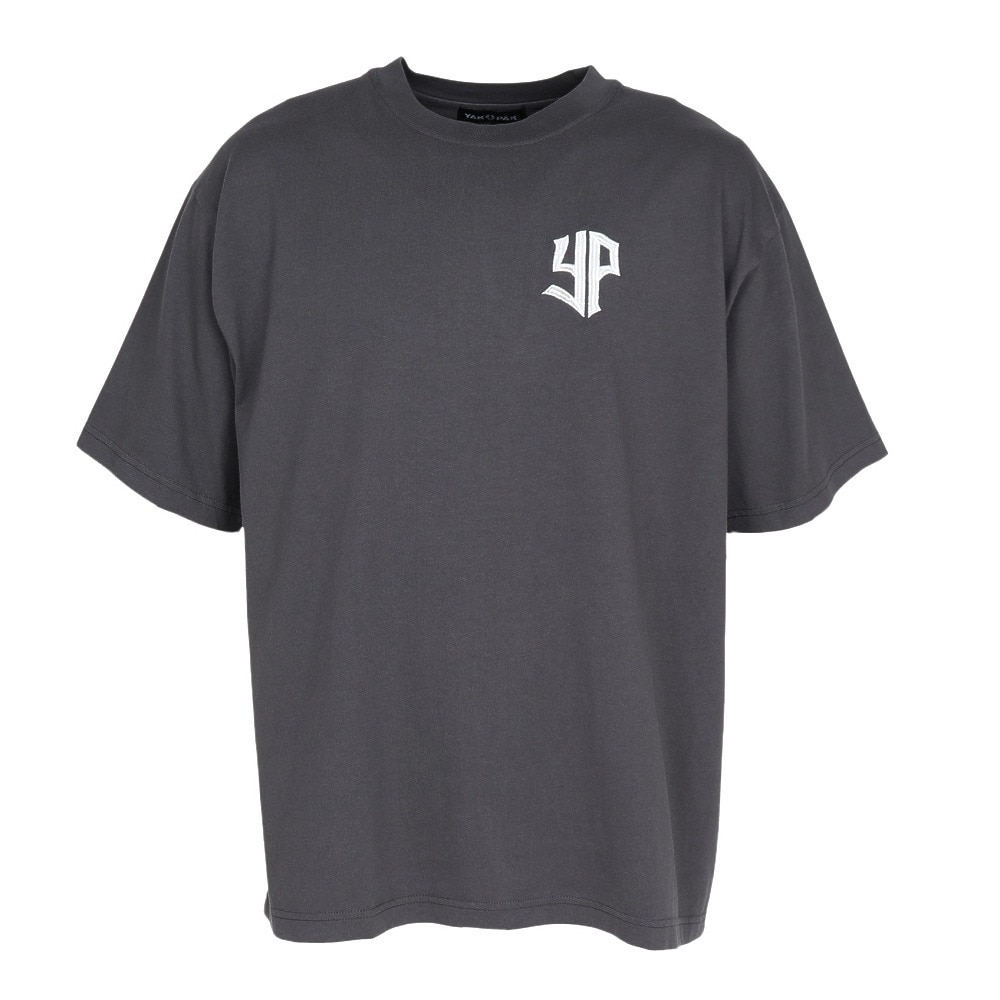 ヤックパック（YAK PAK）（メンズ）ピグメントYPロゴ 半袖Tシャツ YAK-APP-251008 BLK