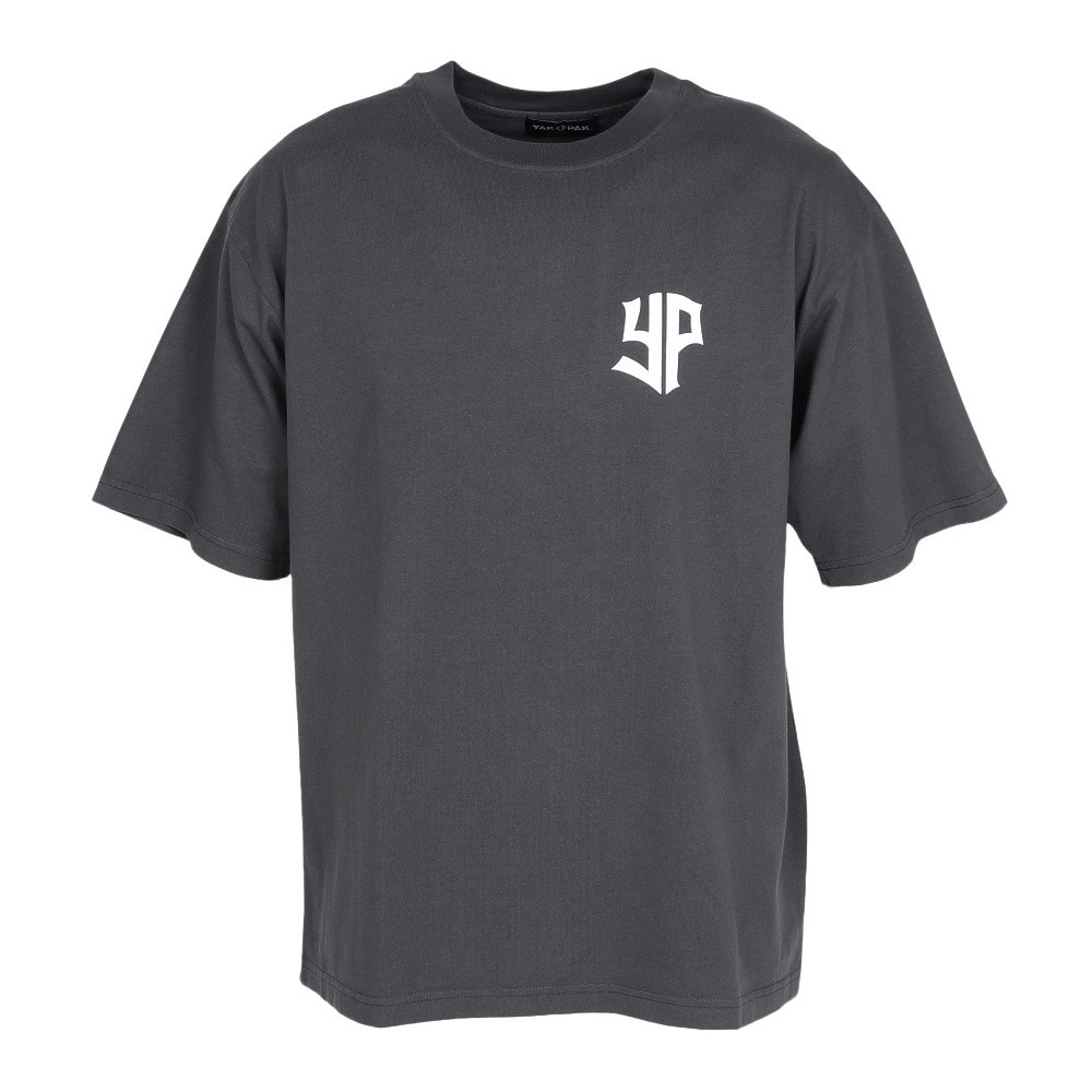 ヤックパック（YAK PAK）（メンズ）ピグメントレコード 半袖Tシャツ YAK-APP-251009 BLK