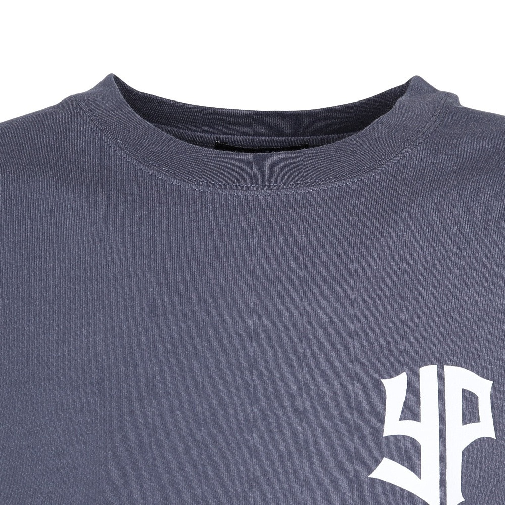 ヤックパック（YAK PAK）（メンズ）ピグメントレコード 半袖Tシャツ YAK-APP-251009 NVY