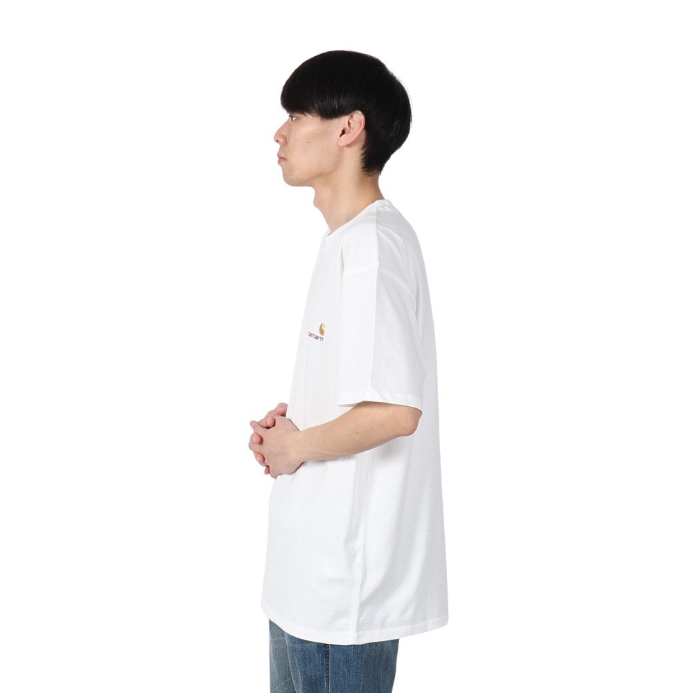 カーハート（CARHARTT）（メンズ）ショートスリーブアメリカンスクリプトTシャツ I02995602XX25SS