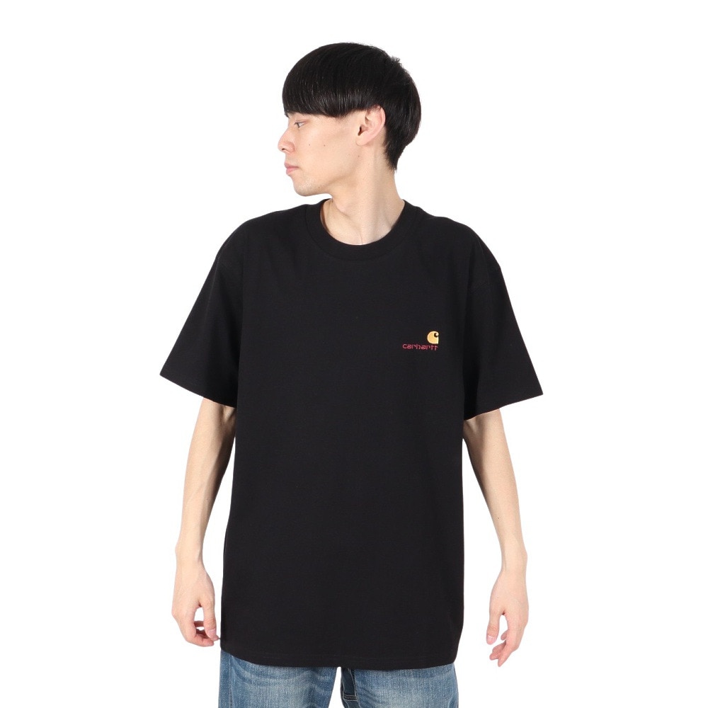 カーハート（CARHARTT）（メンズ）ショートスリーブアメリカンスクリプトTシャツ I02995689XX25SS