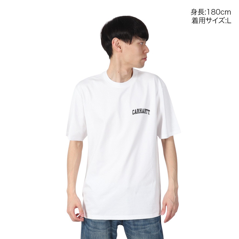 カーハート（CARHARTT）（メンズ）ショートスリーブ UNIVERSITYSCRIPT Tシャツ I03485200AXX25SS