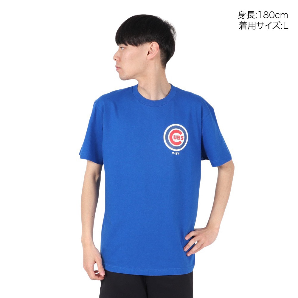 MJ・MLB（MJ・MLB）（メンズ）JERSEY 半袖Tシャツ カブス ML0125SS0010-CUBS-BLU