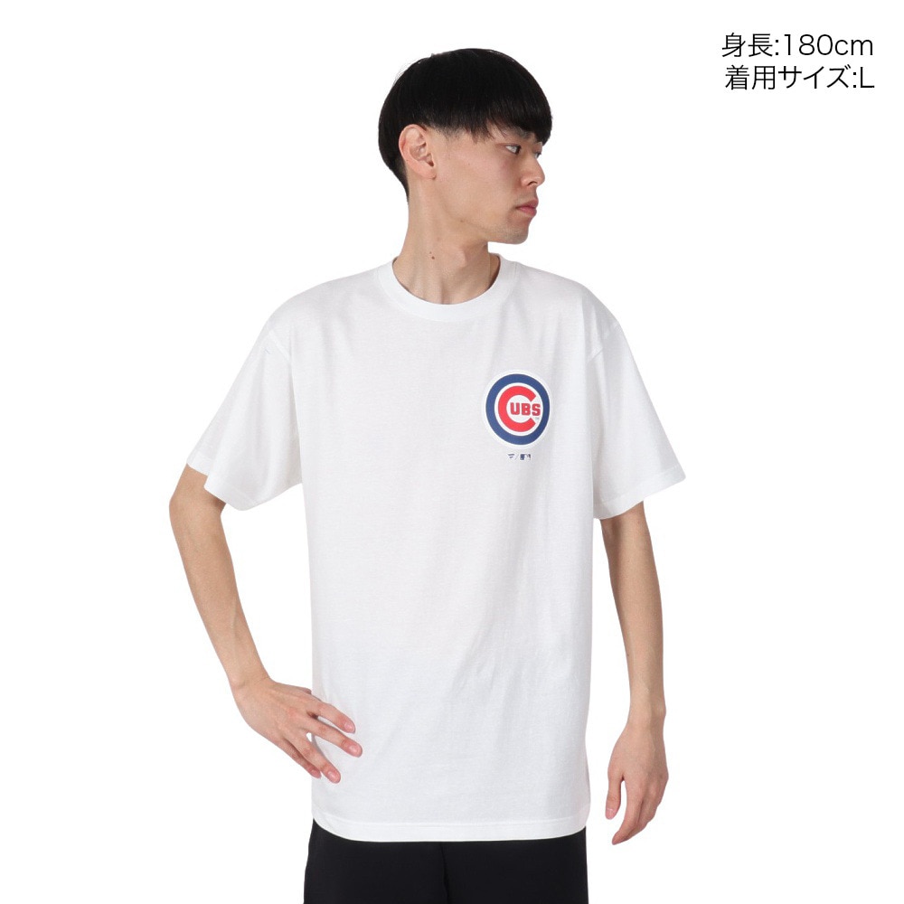 MJ・MLB（MJ・MLB）（メンズ）JERSEY 半袖Tシャツ カブス ML0125SS0010-CUBS-WHT