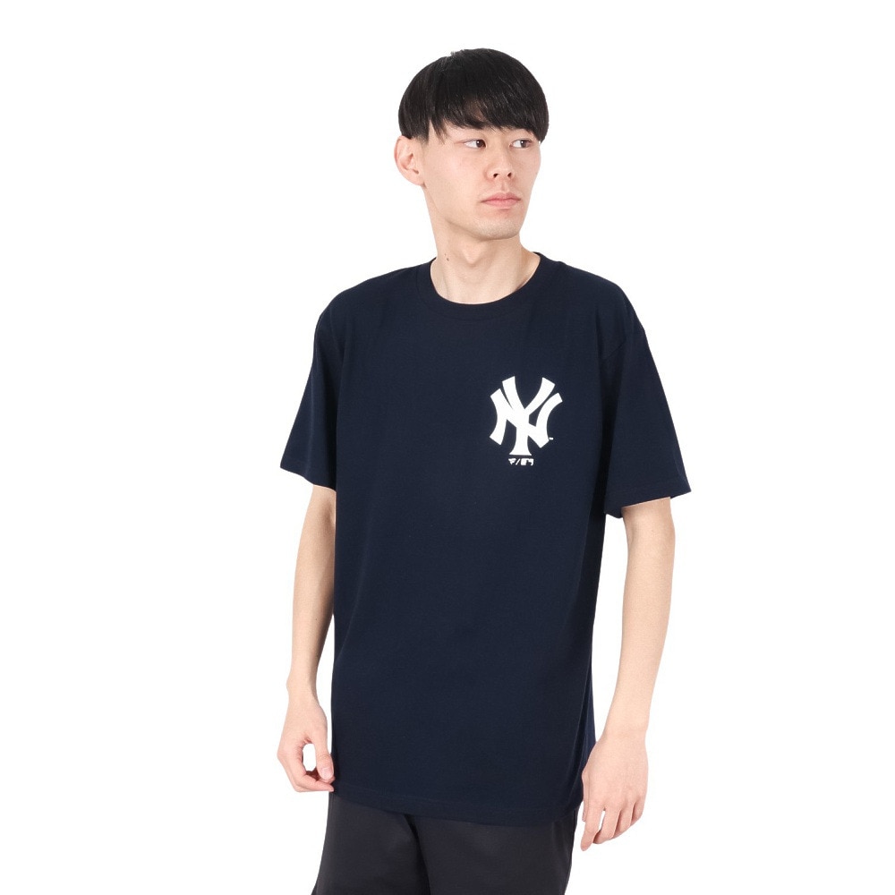 MJ・MLB（MJ・MLB）（メンズ）JERSEY 半袖Tシャツ ヤンキース ML0125SS0010-NY-NVY