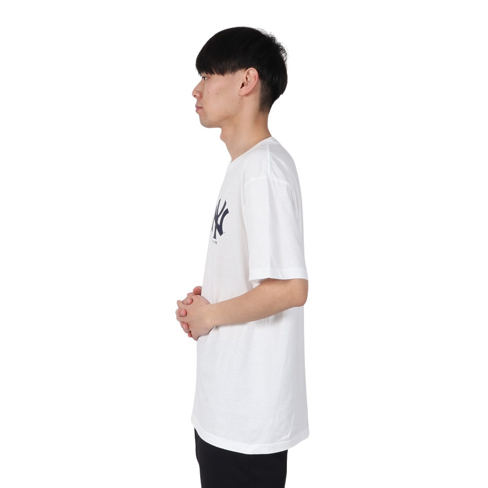 MJ・MLB（MJ・MLB）（メンズ）JERSEY 半袖Tシャツ ヤンキース ML0125SS0010-NY-WHT