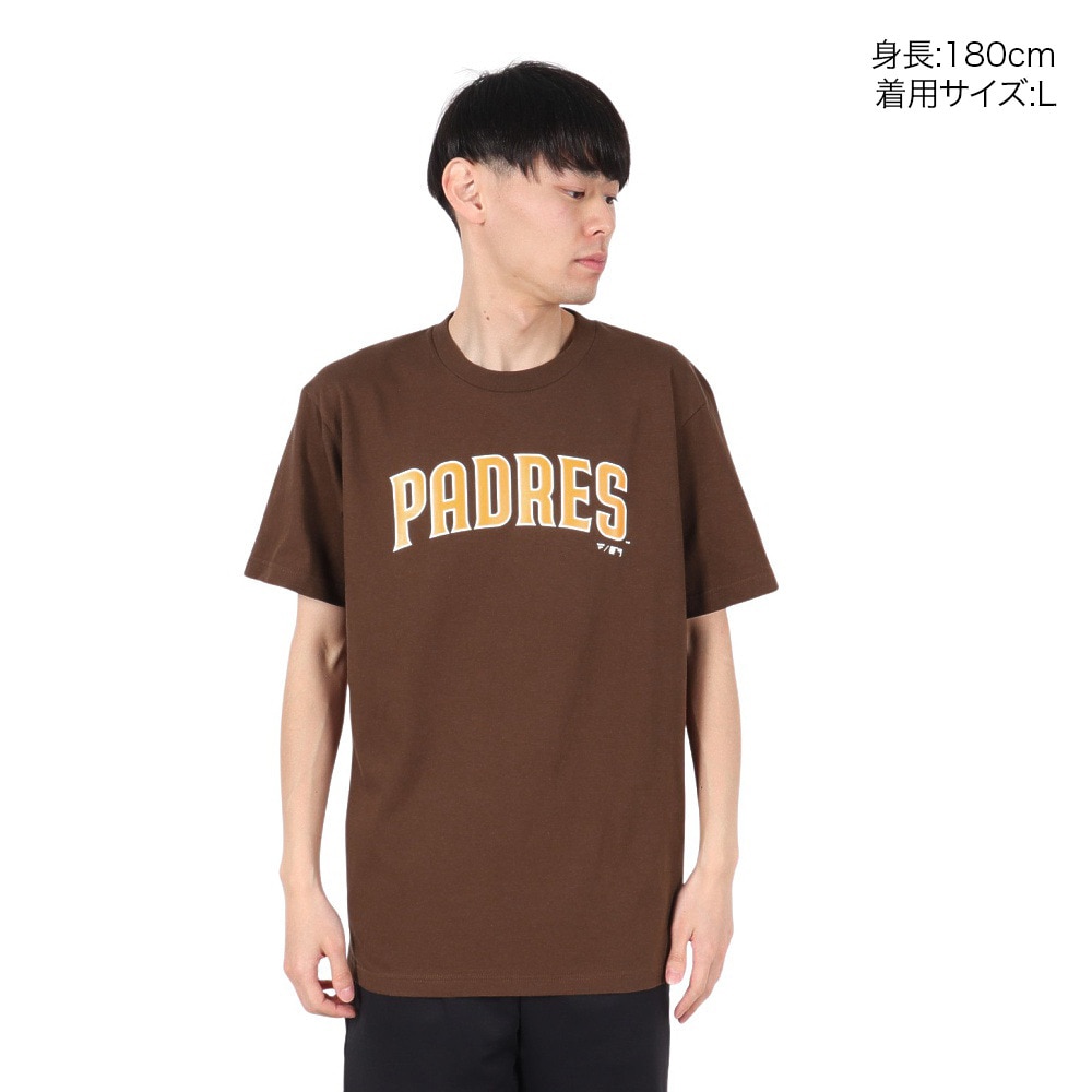 MJ・MLB（MJ・MLB）（メンズ）JERSEY 半袖Tシャツ サンディエゴ・パドレス ML0125SS0010-SD-BRN