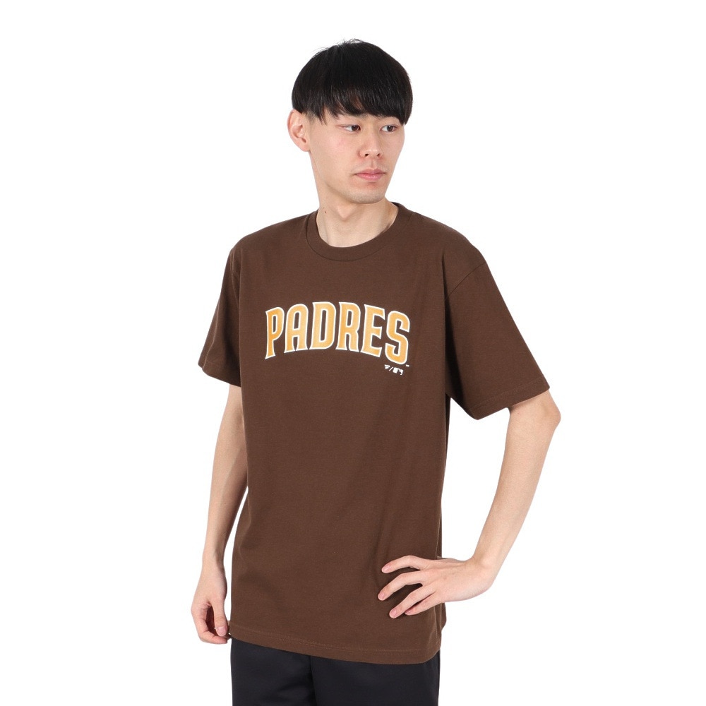 MJ・MLB（MJ・MLB）（メンズ）JERSEY 半袖Tシャツ サンディエゴ・パドレス ML0125SS0010-SD-BRN