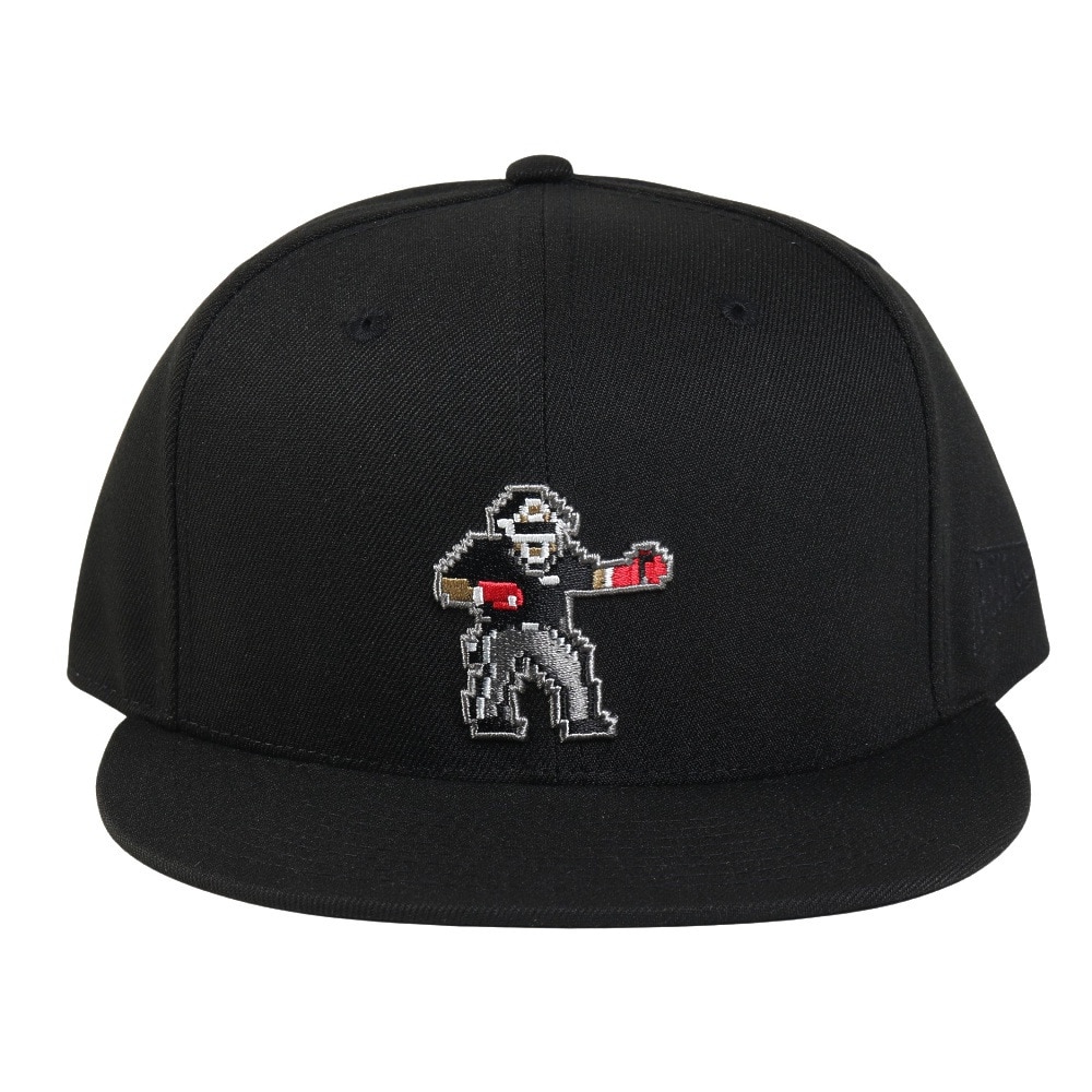 ベースボールイズム（BASEBALLISM）（メンズ）フラット キャップ2 ブラック STRUCK OUT OT1325SS0002