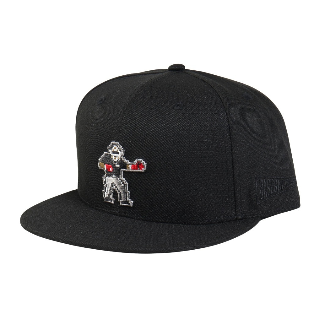 ベースボールイズム（BASEBALLISM）（メンズ）フラット キャップ2 ブラック STRUCK OUT OT1325SS0002