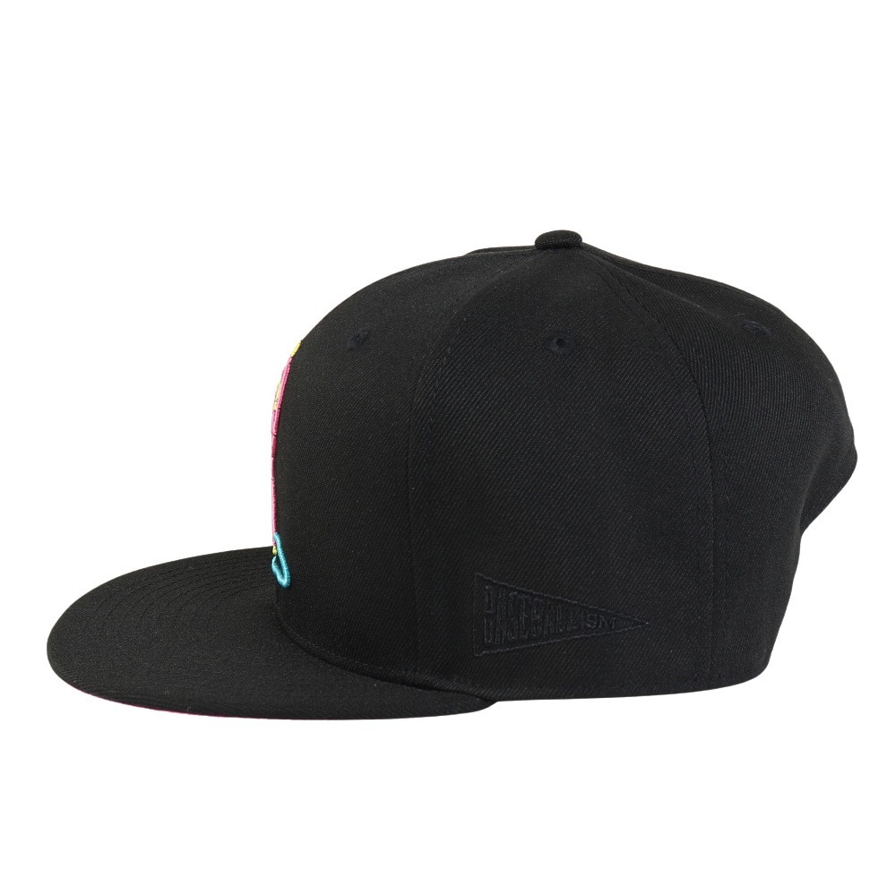ベースボールイズム（BASEBALLISM）（メンズ）フラットキャップ3 ブラック FLAMINGO OT1325SS0003