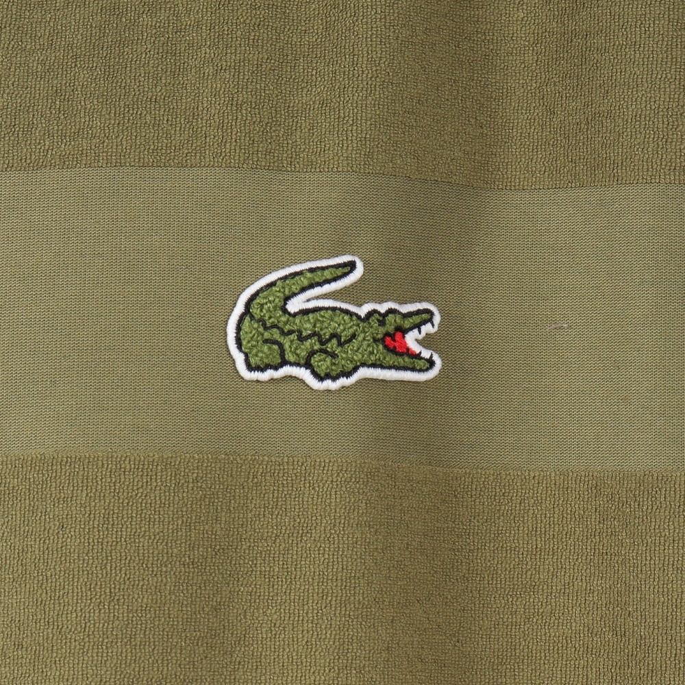 ラコステ（LACOSTE）（メンズ）パイル地切り替え同色ボーダーTシャツ TH048J-99BMY