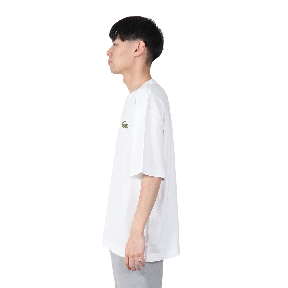 ラコステ（LACOSTE）（メンズ）シェニールワニロゴ ルーズフィット 半袖Tシャツ TH2745-10001