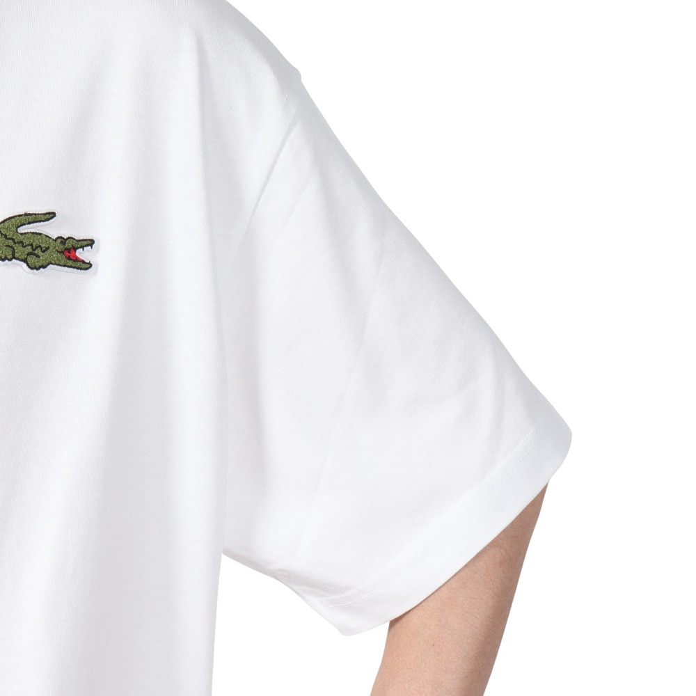 ラコステ（LACOSTE）（メンズ）シェニールワニロゴ ルーズフィット 半袖Tシャツ TH2745-10001