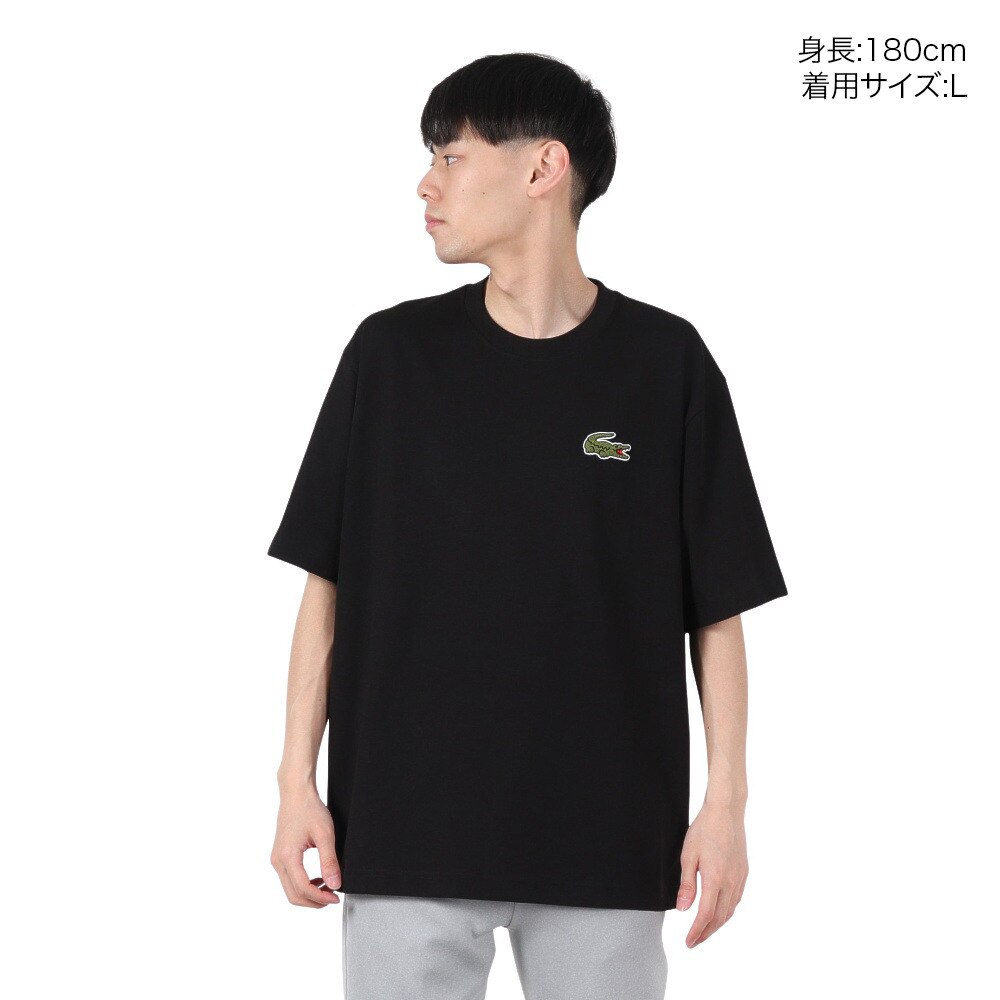 ラコステ（LACOSTE）（メンズ）シェニールワニロゴ ルーズフィット 半袖Tシャツ TH2745-10031