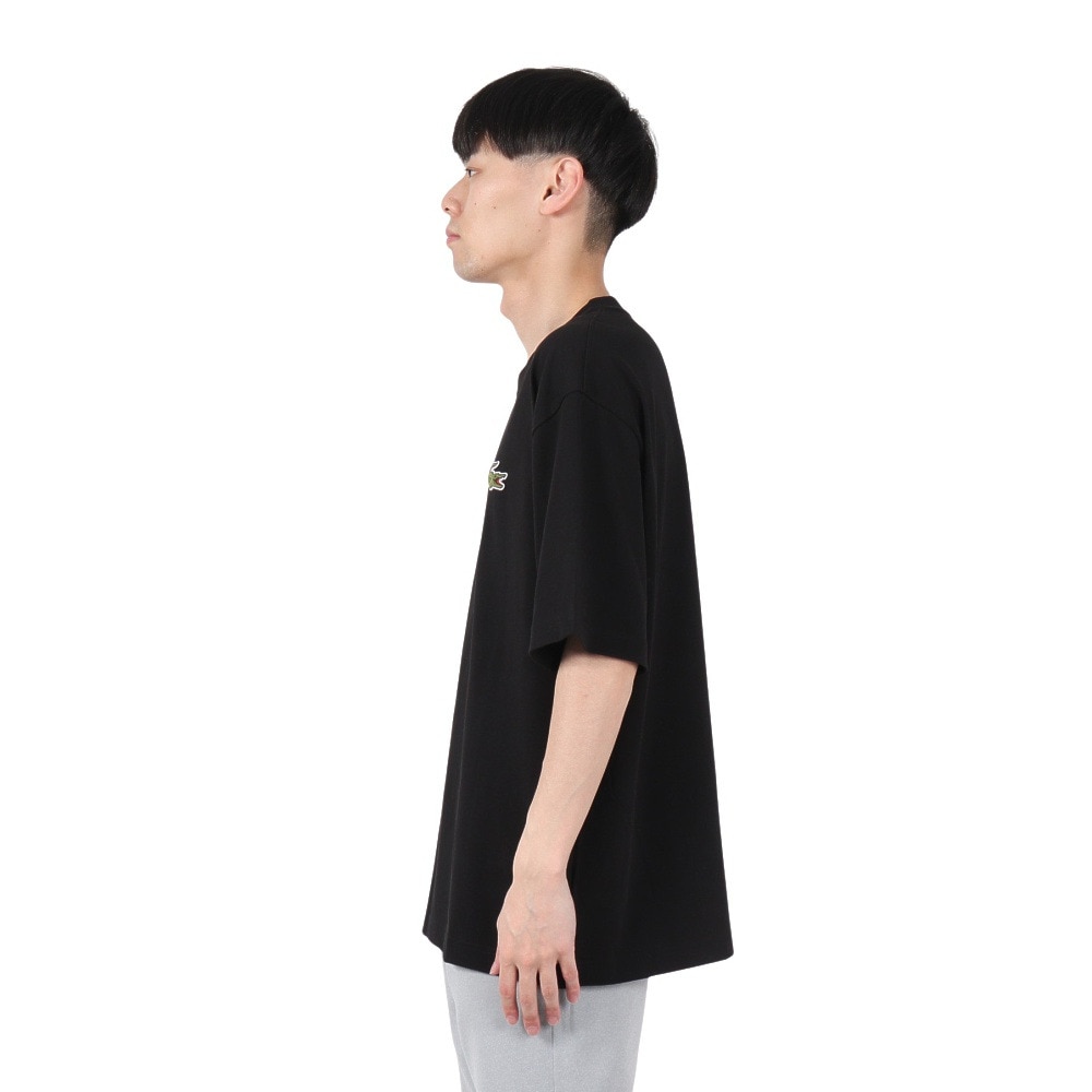 ラコステ（LACOSTE）（メンズ）シェニールワニロゴ ルーズフィット 半袖Tシャツ TH2745-10031
