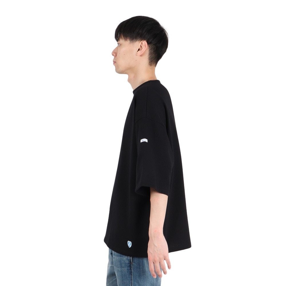 オーシバル（ORCIVAL）（メンズ）ワイド BODY ボートネック Tシャツ B273 BLACK