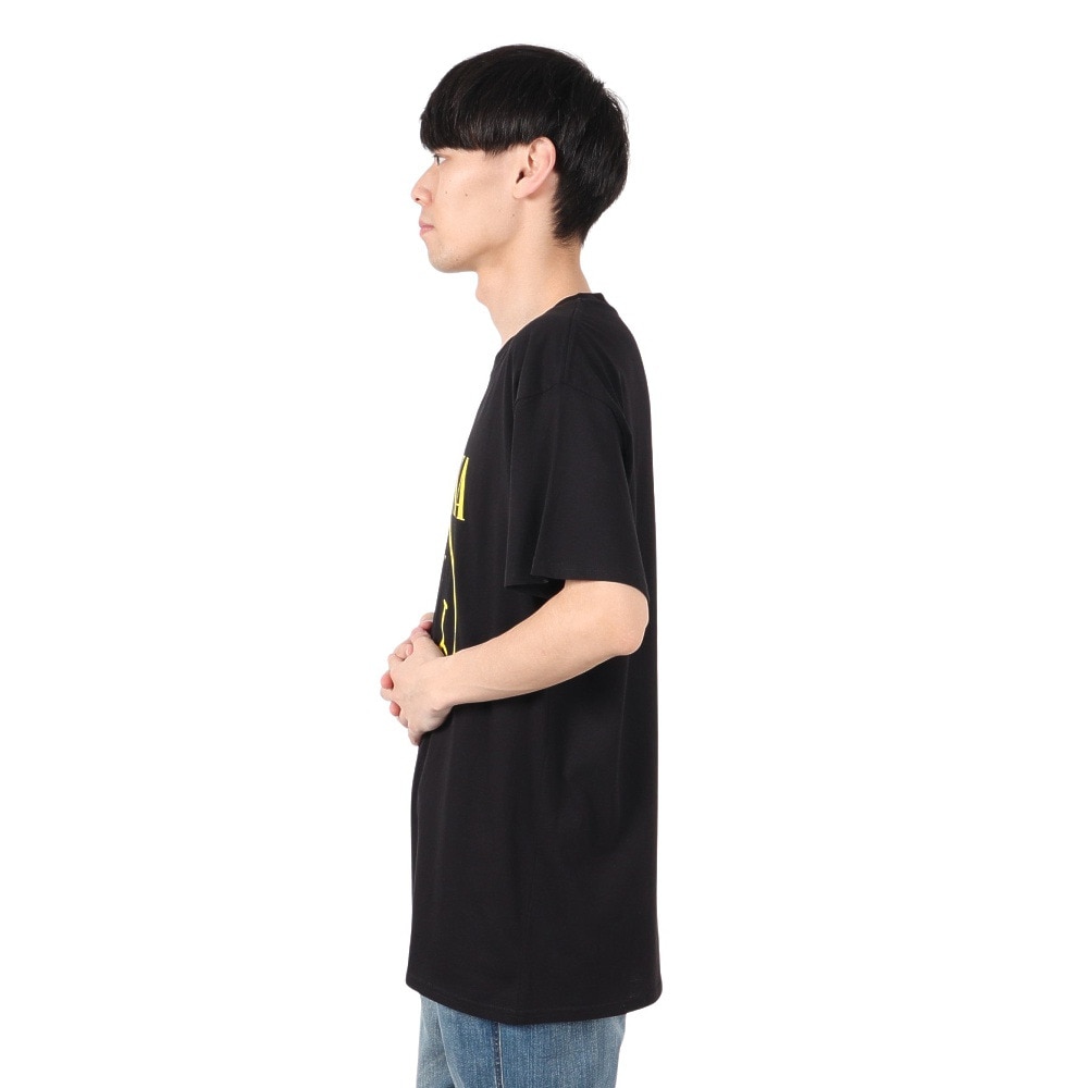 ROCK OFF（ROCK OFF）（メンズ、レディース）YELLOW HAPPY FACE 半袖Tシャツ NIRVTS04MB