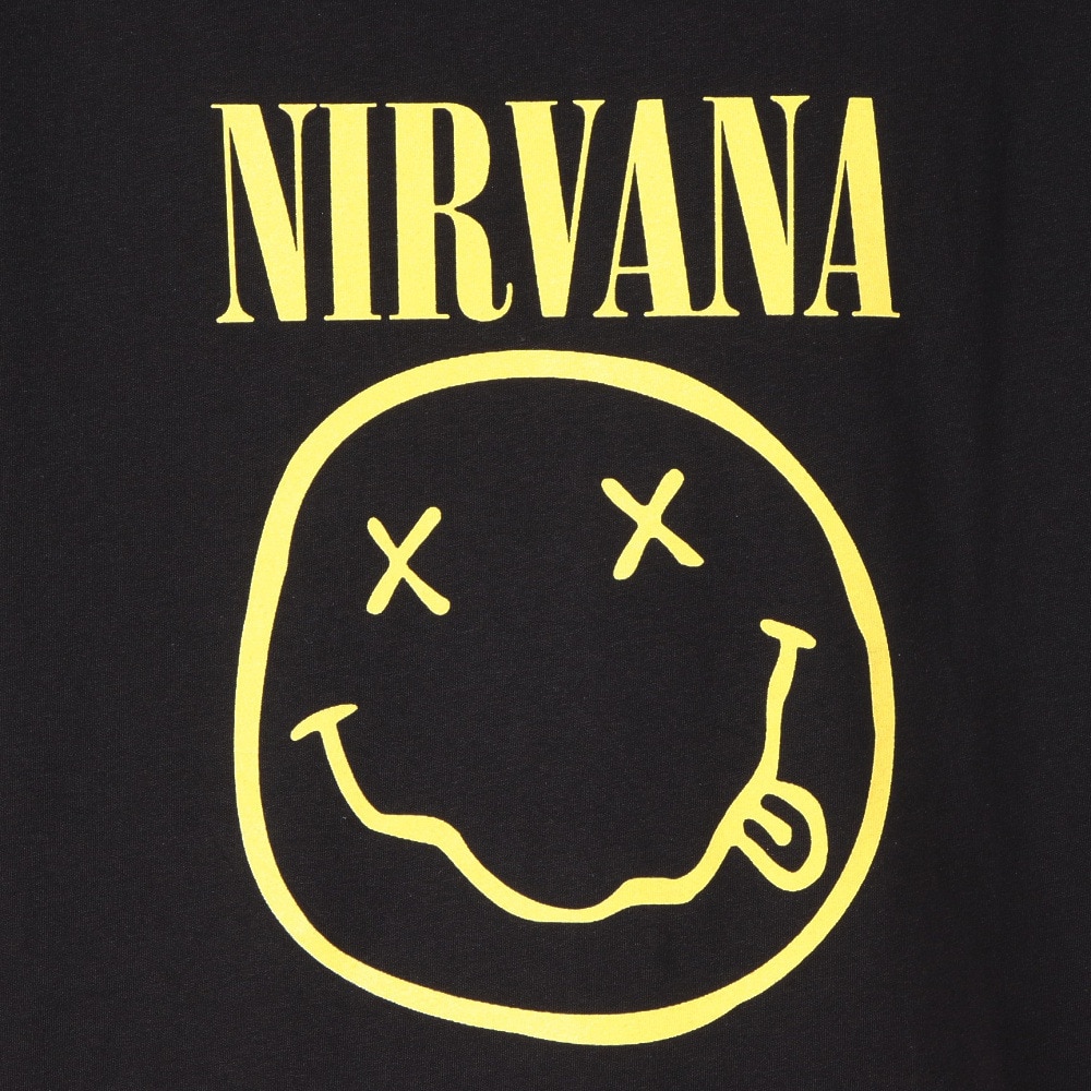 ROCK OFF（ROCK OFF）（メンズ、レディース）YELLOW HAPPY FACE 半袖Tシャツ NIRVTS04MB