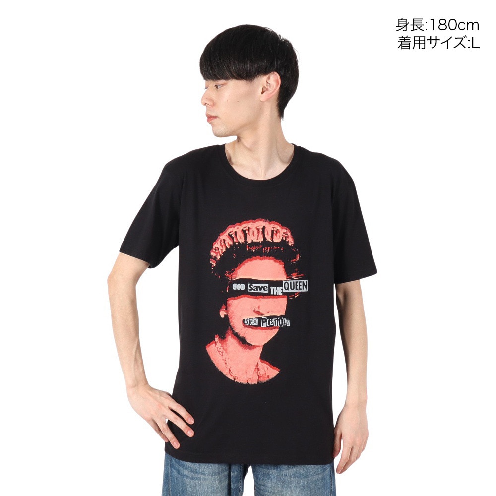 ROCK OFF（ROCK OFF）（メンズ、レディース）God Save The Queen 半袖Tシャツ SPTS10MB