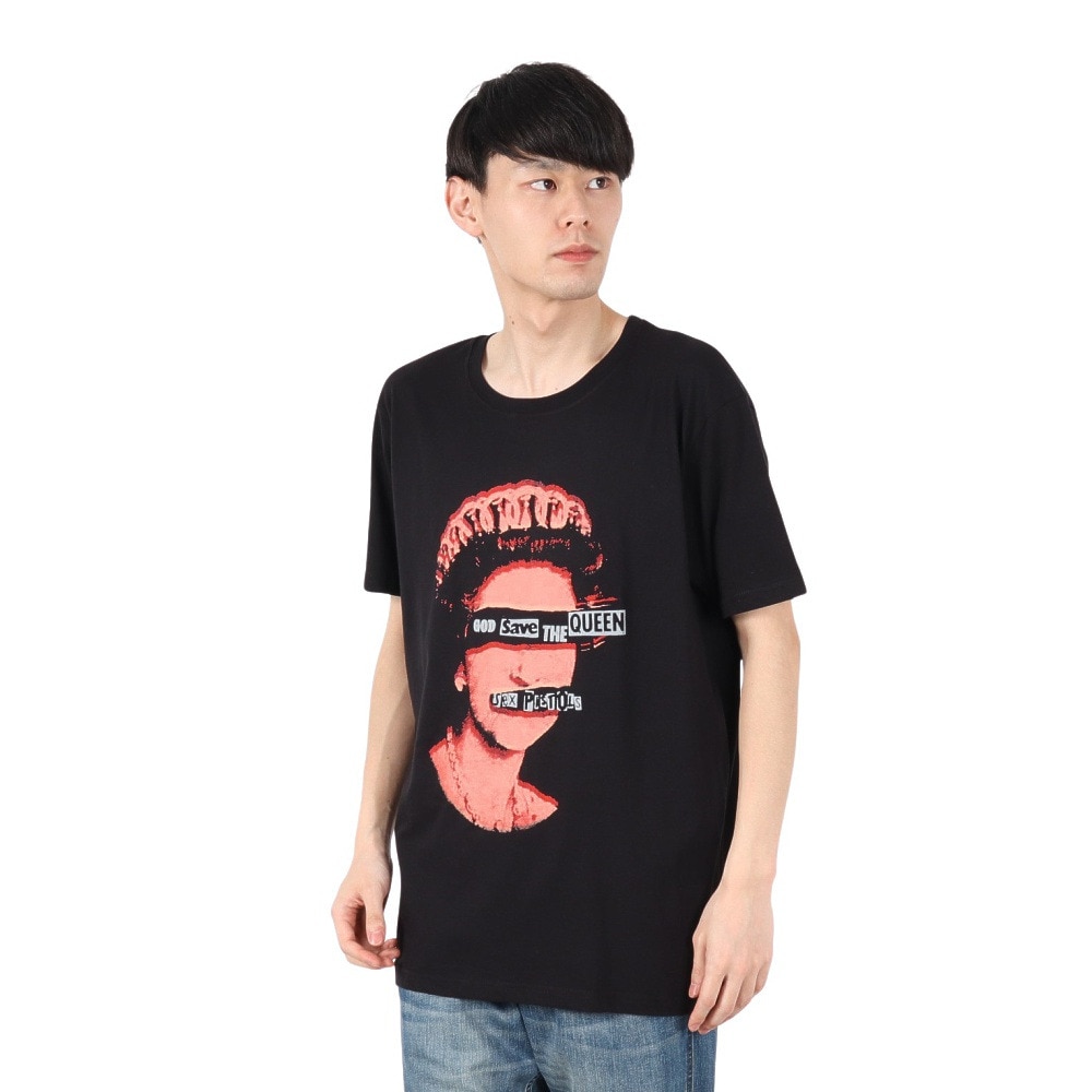 ROCK OFF（ROCK OFF）（メンズ、レディース）God Save The Queen 半袖Tシャツ SPTS10MB