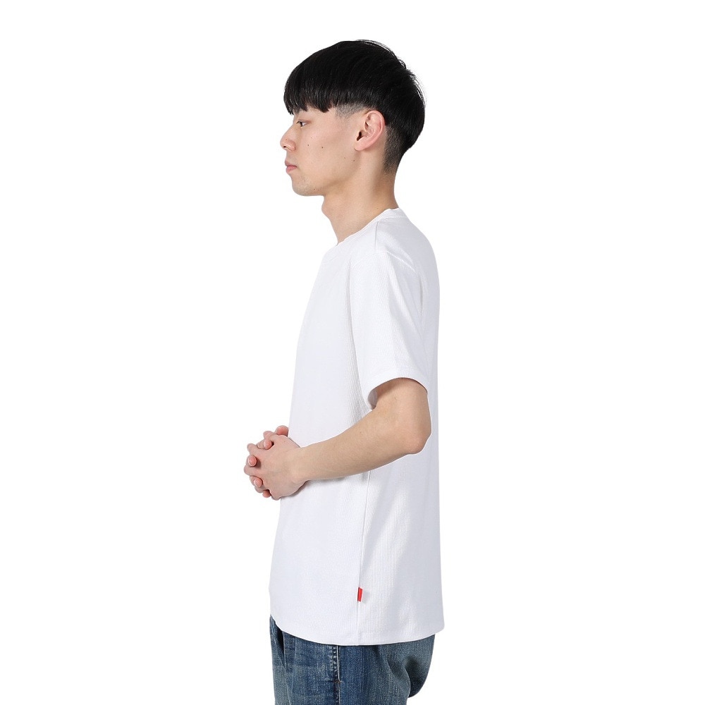 ヘルスニット（Healthknit）（メンズ）ヘビーウェイトリブ ヘンリーネック 半袖Tシャツ 53016 OFF